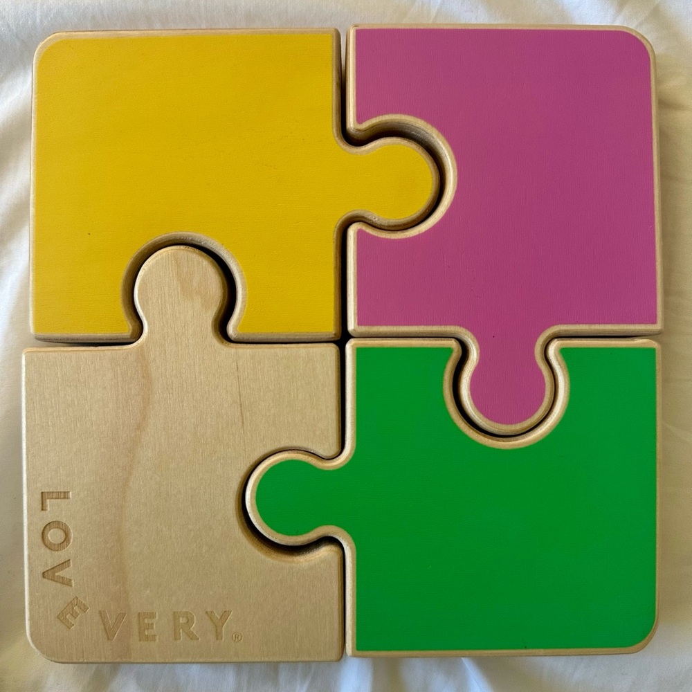 Lovevery Chunky Wooden Jigsaw Puzzle